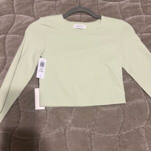 Babaton Green Long Sleeve Top